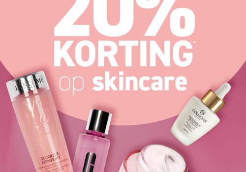 20% korting op luxe huidverzorging