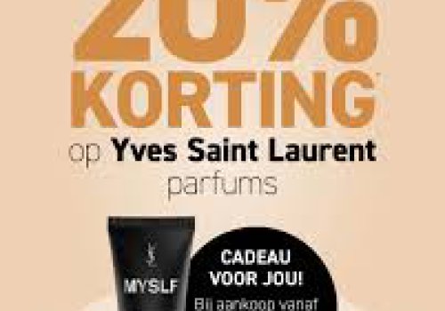 YVES SAINT LAURENT 20% KORTING