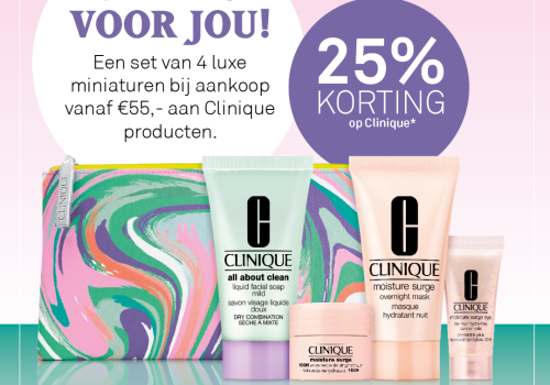 CLINIQUE -25% KORTING