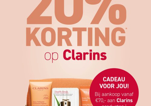 CLARINS -20% KORTING