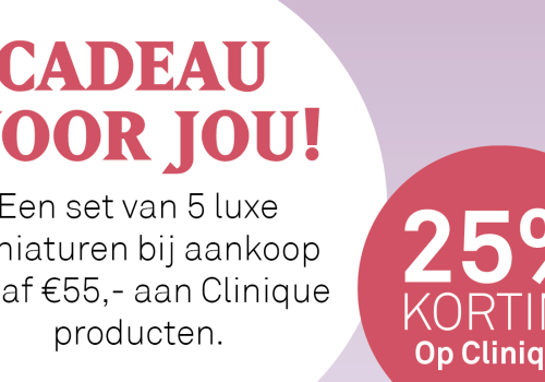 CLINIQUE -25% KORTING