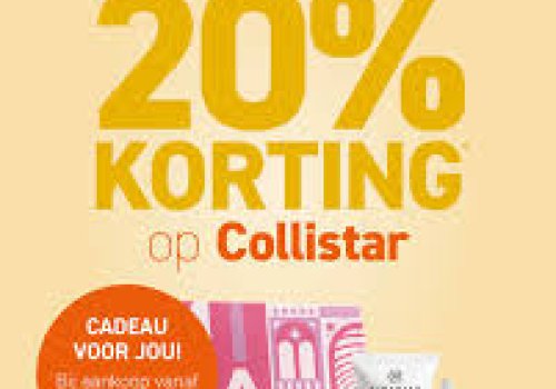 COLLISTAR 20% KORTING